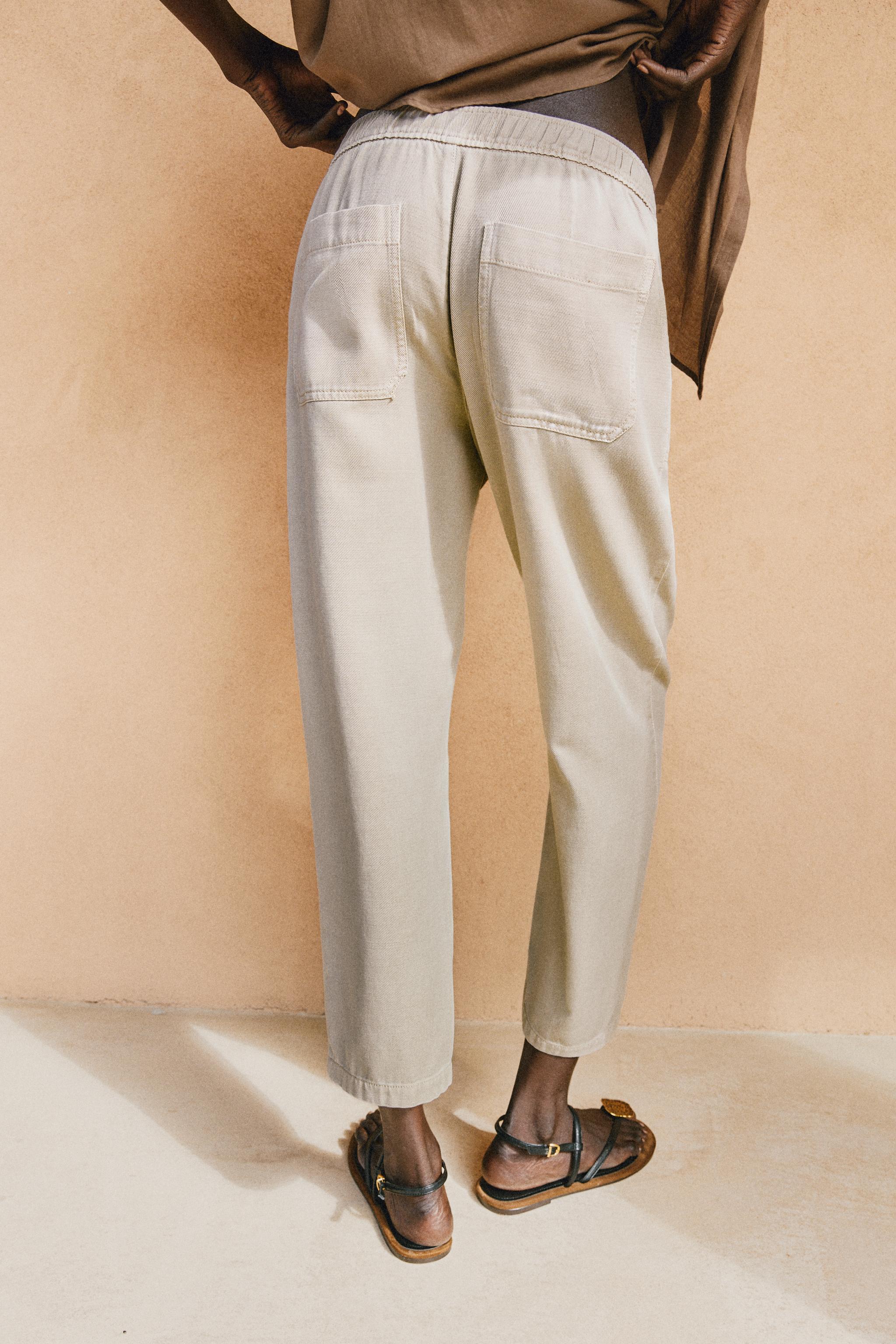ELASTIC WAIST PANTS